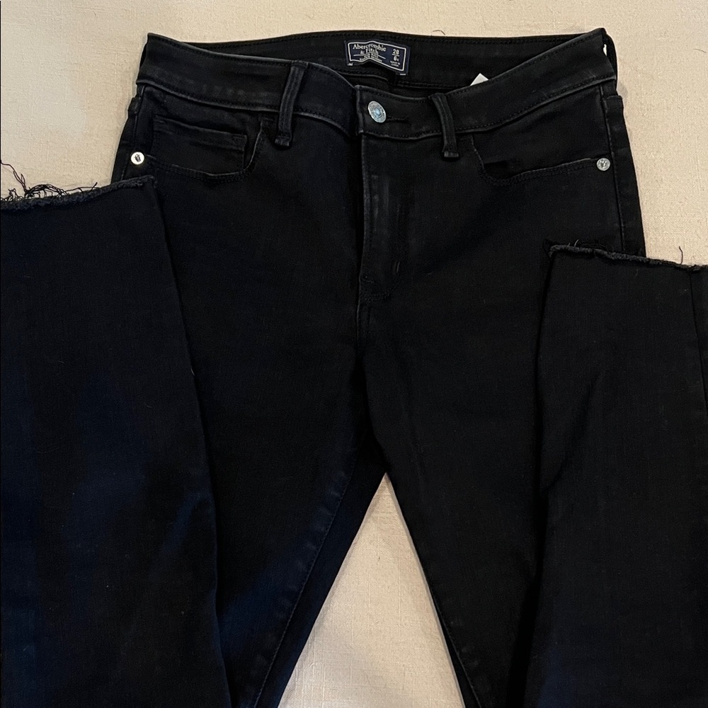 Abercrombie & Fitch Women's Black Skinny Jeans